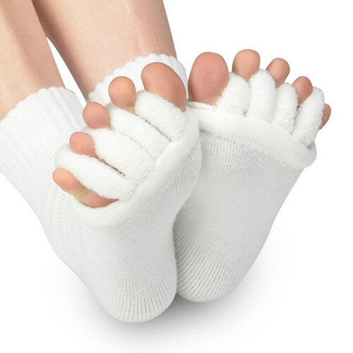 Comfy Toes Foot Alignment Socks Toe Spacer Relaxing Comfort
