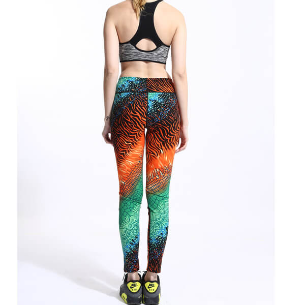 Women's Digital Print Stretchy Ankle Leggings